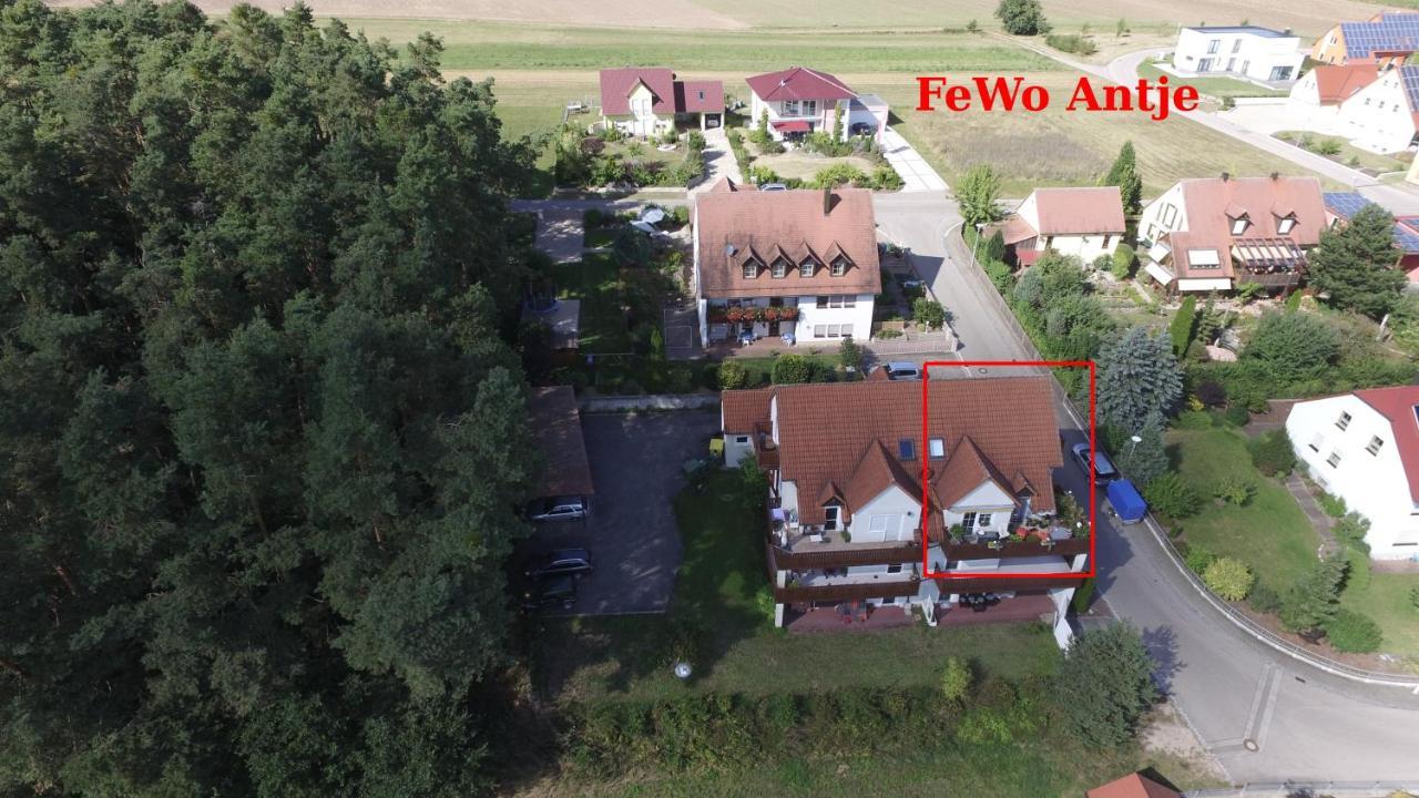 Ferienwohnung Fraenkisches Seenland - Fewo Antje Mitteleschenbach エクステリア 写真